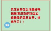 灵芝白茶怎么泡最好喝视频(教你如何泡出口感最佳的灵芝白茶，快来学习！)