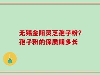 无锡金阳灵芝孢子粉？孢子粉的保质期多长