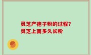 灵芝产孢子粉的过程？灵芝上面多久长粉