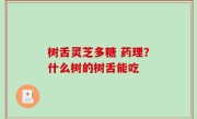 树舌灵芝多糖 药理？什么树的树舌能吃