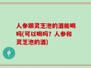 人参跟灵芝泡的酒能喝吗(可以喝吗？人参和灵芝泡的酒)