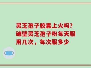 灵芝孢子胶囊上火吗？破壁灵芝孢子粉每天服用几次，每次服多少