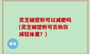 灵芝破壁粉可以减肥吗(灵芝破壁粉可否助你减轻体重？)