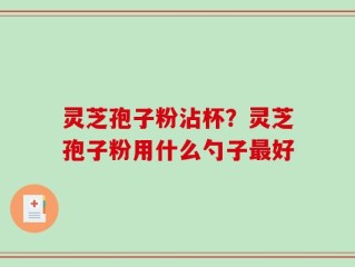 灵芝孢子粉沾杯？灵芝孢子粉用什么勺子最好