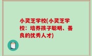 小灵芝学校(小灵芝学校：培养孩子聪明、善良的优秀人才)