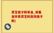 灵芝孢子粉采自_采集自珍贵灵芝的高效孢子粉)