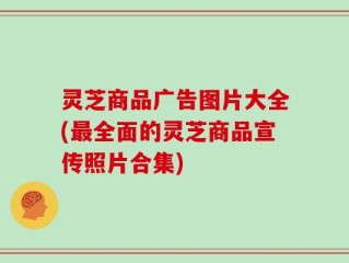 灵芝商品广告图片大全(最全面的灵芝商品宣传照片合集)