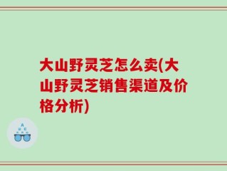 大山野灵芝怎么卖(大山野灵芝销售渠道及价格分析)