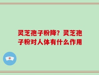 灵芝孢子粉降？灵芝孢子粉对人体有什么作用