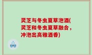 灵芝与冬虫夏草泡酒(灵芝和冬虫夏草融合，冲泡出高雅酒香)