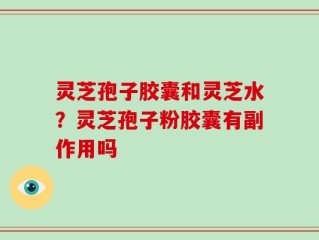 灵芝孢子胶囊和灵芝水？灵芝孢子粉胶囊有副作用吗
