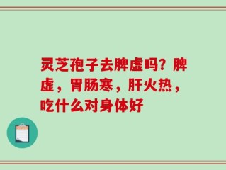 灵芝孢子去脾虚吗？脾虚，胃肠寒，肝火热，吃什么对身体好