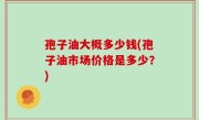孢子油大概多少钱(孢子油市场价格是多少？)