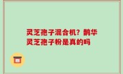 灵芝孢子混合机？鹊华灵芝孢子粉是真的吗
