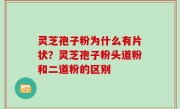 灵芝孢子粉为什么有片状？灵芝孢子粉头道粉和二道粉的区别