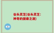 谷头灵芝(谷头灵芝：神奇的健康之源)