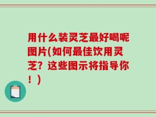用什么装灵芝最好喝呢图片(如何最佳饮用灵芝？这些图示将指导你！)