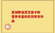 宣城郎溪灵芝孢子粉 营养丰富的天然养生珍品