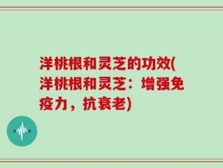 洋桃根和灵芝的功效(洋桃根和灵芝：增强免疫力，抗衰老)