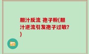 胆汁反流 孢子粉(胆汁逆流引发孢子过敏？)