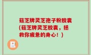 菇芝牌灵芝孢子粉胶囊(菇芝牌灵芝胶囊，拯救你疲惫的身心！)
