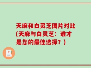 天麻和白灵芝图片对比(天麻与白灵芝：谁才是您的最佳选择？)