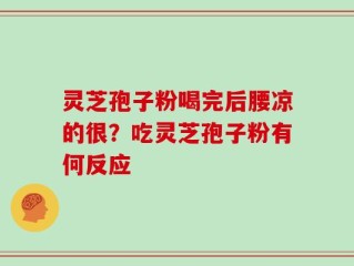 灵芝孢子粉喝完后腰凉的很？吃灵芝孢子粉有何反应