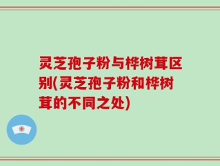 灵芝孢子粉与桦树茸区别(灵芝孢子粉和桦树茸的不同之处)