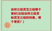 白桦三萜灵芝三萜哪个更好(比较白桦三萜灵和灵芝三萜的效果，哪个更优？)