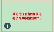 灵芝孢子什繁殖(灵芝孢子是如何繁殖的？)