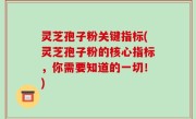 灵芝孢子粉关键指标(灵芝孢子粉的核心指标，你需要知道的一切！)