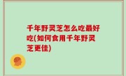千年野灵芝怎么吃最好吃(如何食用千年野灵芝更佳)