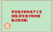 灵芝孢子粉的生产工艺流程(灵芝孢子粉的制备过程详解)
