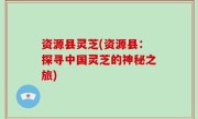 资源县灵芝(资源县：探寻中国灵芝的神秘之旅)