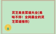 灵芝美食菜谱大全(美味不停！全网最全的灵芝菜谱推荐)
