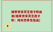 瑞草世家灵芝孢子粉由来(瑞草世家灵芝孢子粉：纯天然养生佳品)