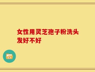 女性用灵芝孢子粉洗头发好不好