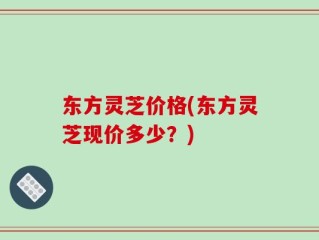 东方灵芝价格(东方灵芝现价多少？)