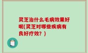 灵芝治什么毛病效果好呢(灵芝对哪些疾病有良好疗效？)