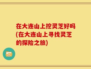 在大连山上挖灵芝好吗(在大连山上寻找灵芝的探险之旅)