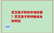 灵芝孢子粉的市场份额？灵芝孢子粉种植成本和利润