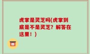 虎掌是灵芝吗(虎掌到底是不是灵芝？解答在这里！)