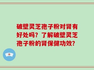 破壁灵芝孢子粉对肾有好处吗？了解破壁灵芝孢子粉的肾保健功效？