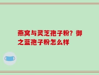 燕窝与灵芝孢子粉？御之蓝孢子粉怎么样