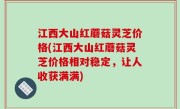 江西大山红蘑菇灵芝价格(江西大山红蘑菇灵芝价格相对稳定，让人收获满满)