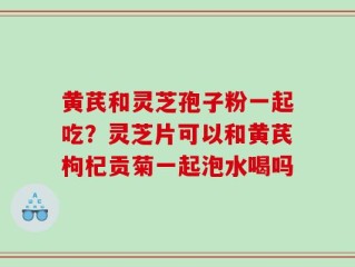 黄芪和灵芝孢子粉一起吃？灵芝片可以和黄芪枸杞贡菊一起泡水喝吗