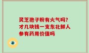灵芝孢子粉有火气吗？才几块钱一支东北鲜人参有药用价值吗