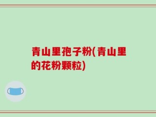 青山里孢子粉(青山里的花粉颗粒)