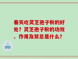 春天吃灵芝孢子粉的好处？灵芝孢子粉的功效、作用及禁忌是什么？