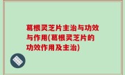 葛根灵芝片主治与功效与作用(葛根灵芝片的功效作用及主治)